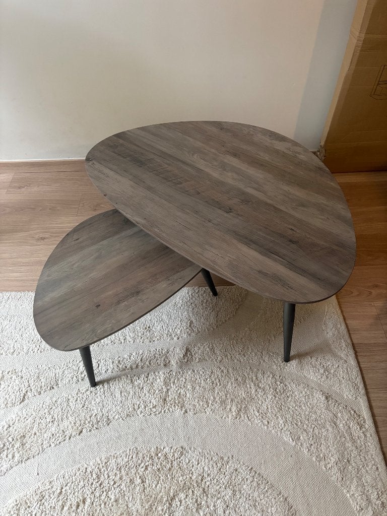 Salontafels, Huis en Inrichting, Tafels | Salontafels, Ophalen, Gebruikt, Ovaal, Minder dan 50 cm