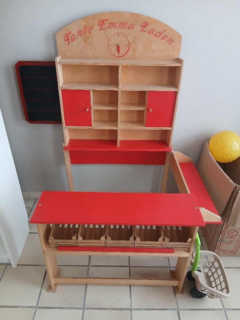 Boutique de jouets en bois avec accessoires, Enlèvement, Utilisé, Meuble ou Kitchenette