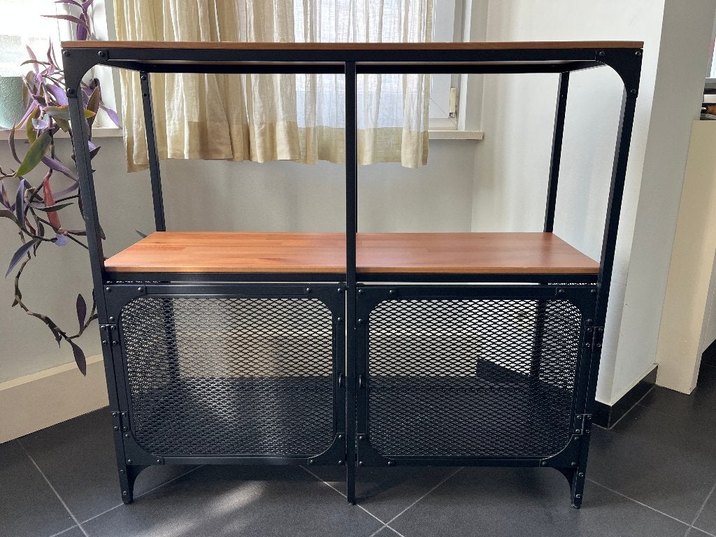 Stellingkast IKEA - FJÄLLBO - 100x95cm, Huis en Inrichting, Kasten | Stellingkasten, Gebruikt, Ophalen