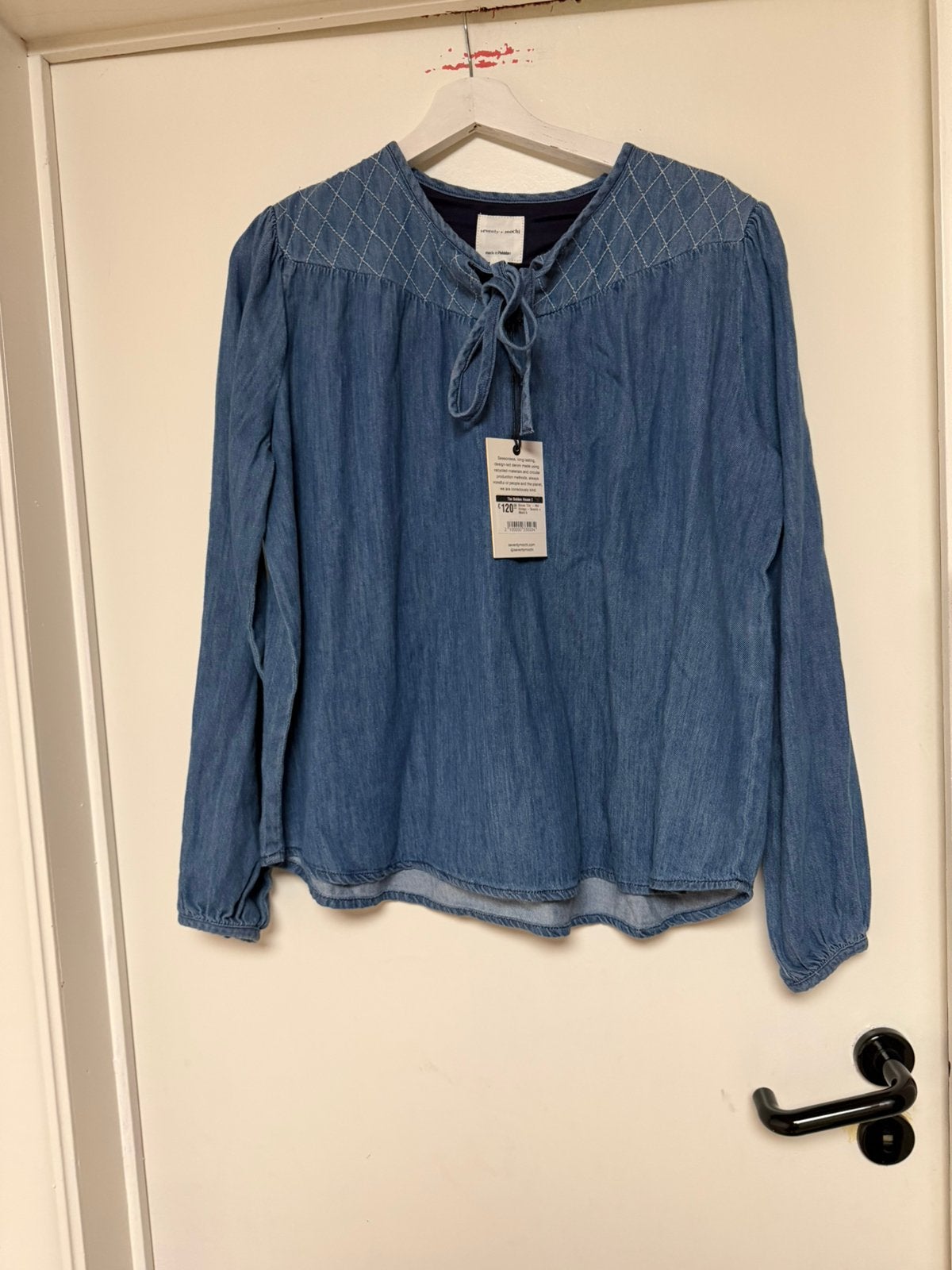 Seventy + mochi jeanshemd, Ophalen of Verzenden, Nieuw, Maat 36 (S), Blauw