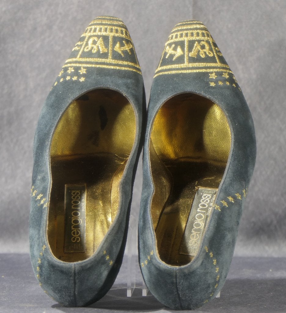 damesschoenen 39 Pumps Sergio Rossi, Pumps, Sergio Rossi, Blauw, Ophalen of Verzenden