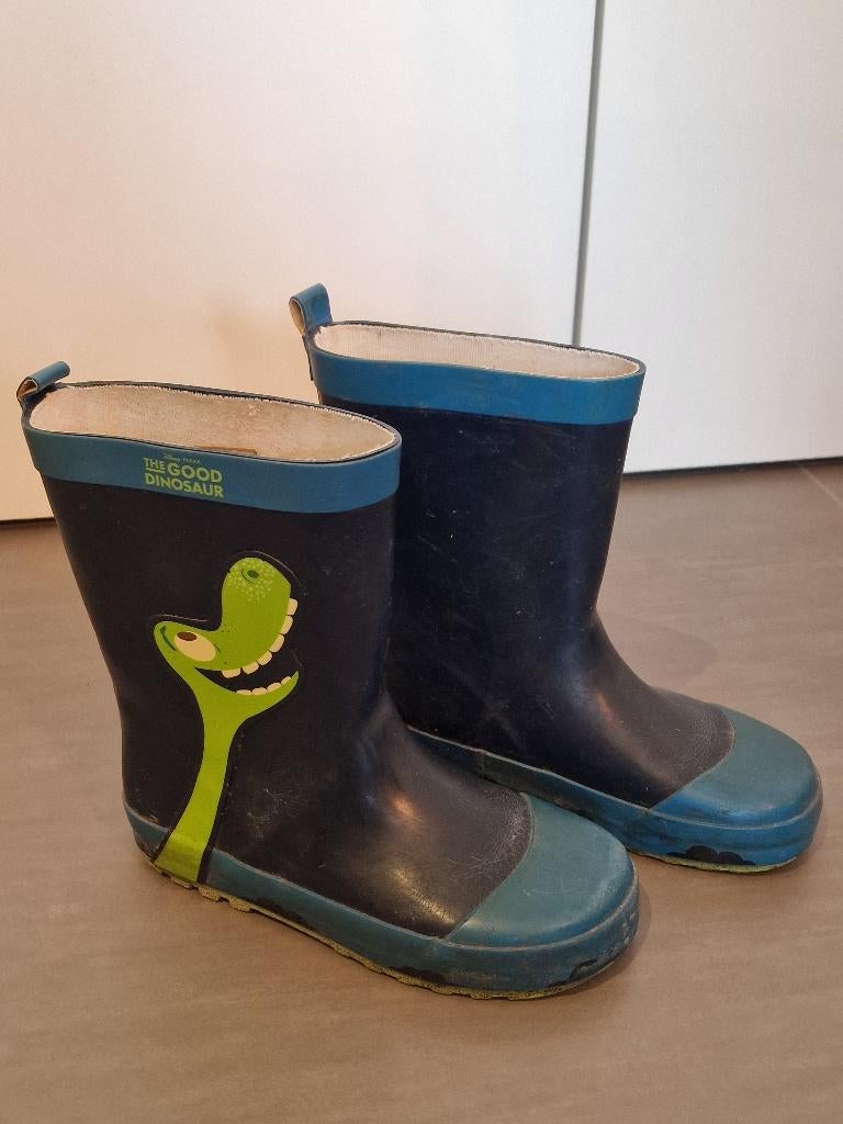 Regenlaarsjes The Good Dinosaur maat 30, Kinderen en Baby's, Ophalen of Verzenden, Gebruikt, Laarzen