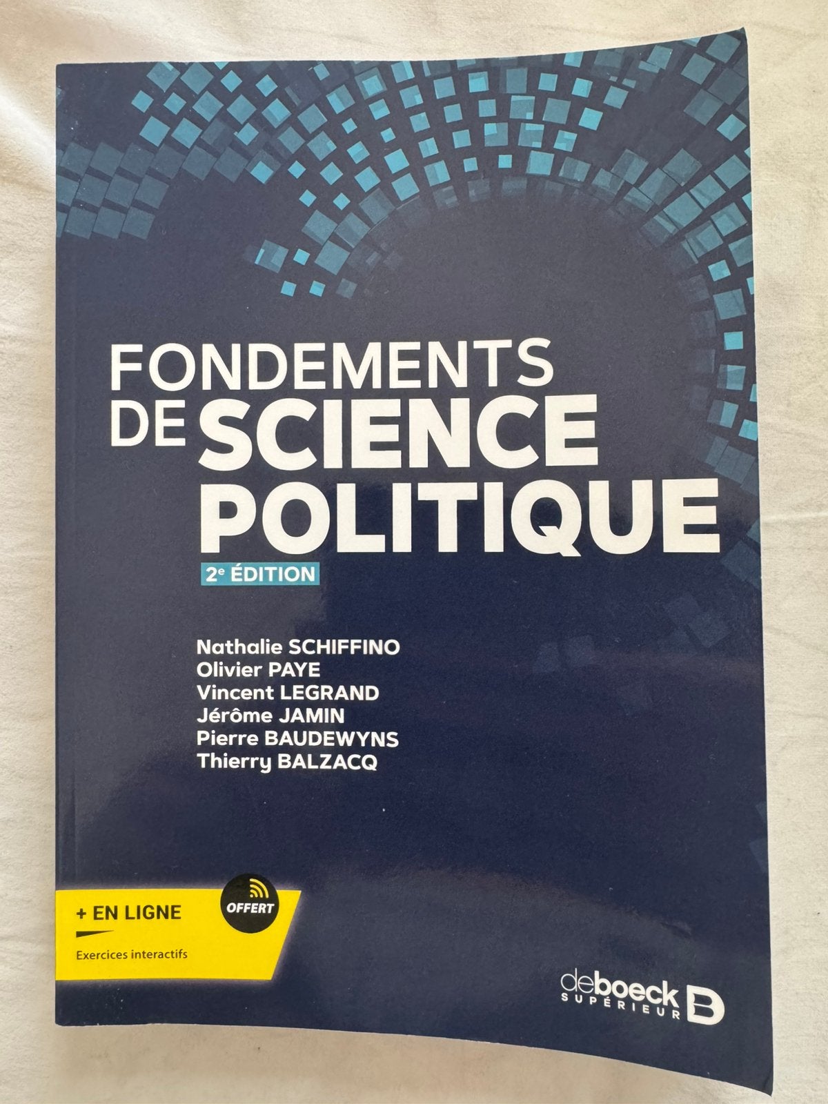 Fondements de science politique 2e édition, Boeken, Schoolboeken, Ophalen of Verzenden, Nieuw, Overige niveaus, Maatschappijleer