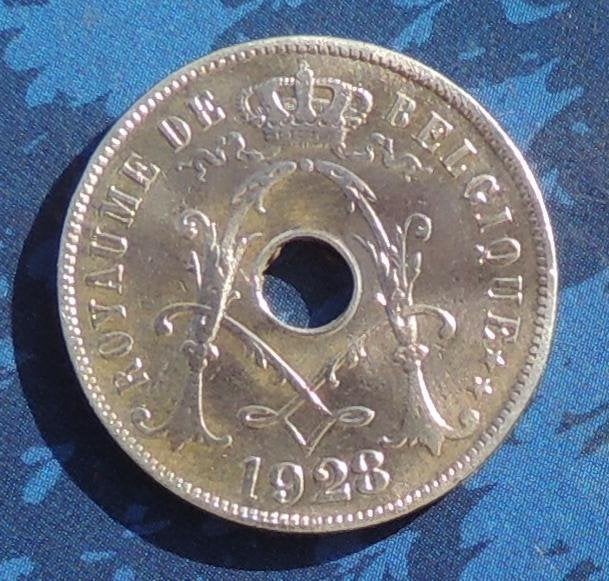 1928 25 centimes FR Albert 1er, Envoi, Métal, Monnaie en vrac