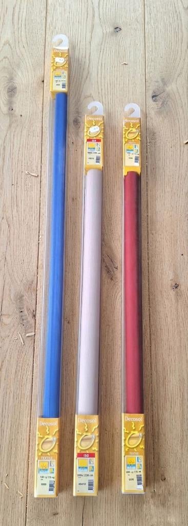 3 rolgordijnen (nog in de verpakking), Enlèvement, Comme neuf, Bleu