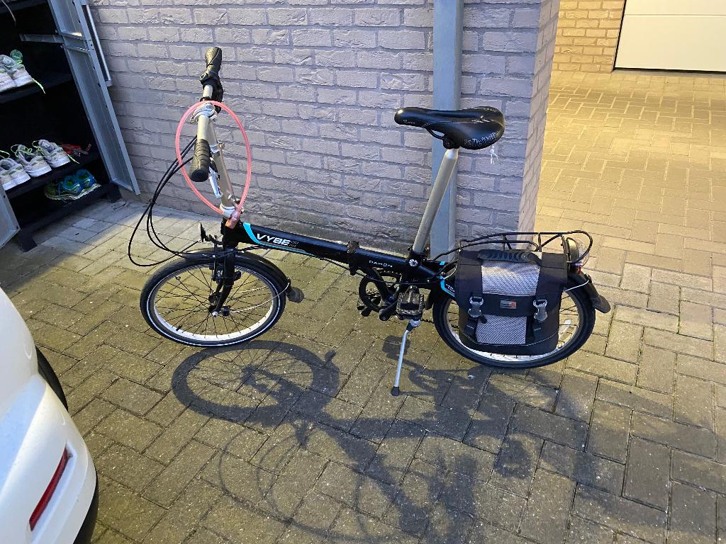 Mini fiets plooifiets, Fietsen en Brommers, Ophalen, Gebruikt