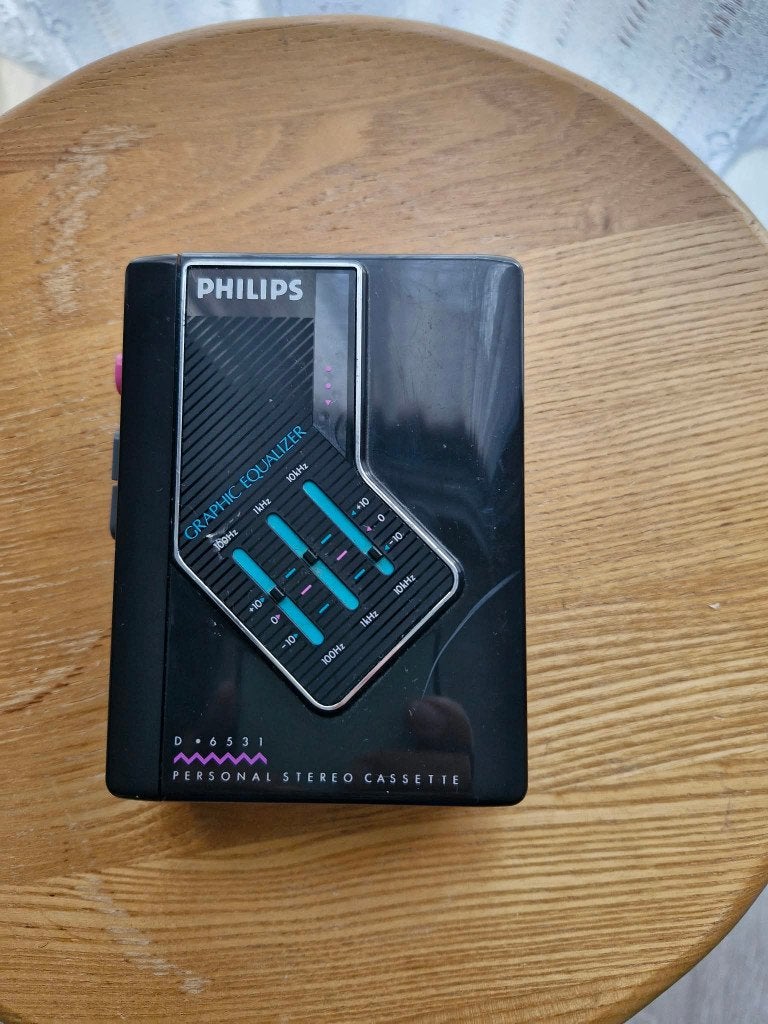 Philips D6531 Vintage cassettespeler, Audio, Tv en Foto, Ophalen, Walkman