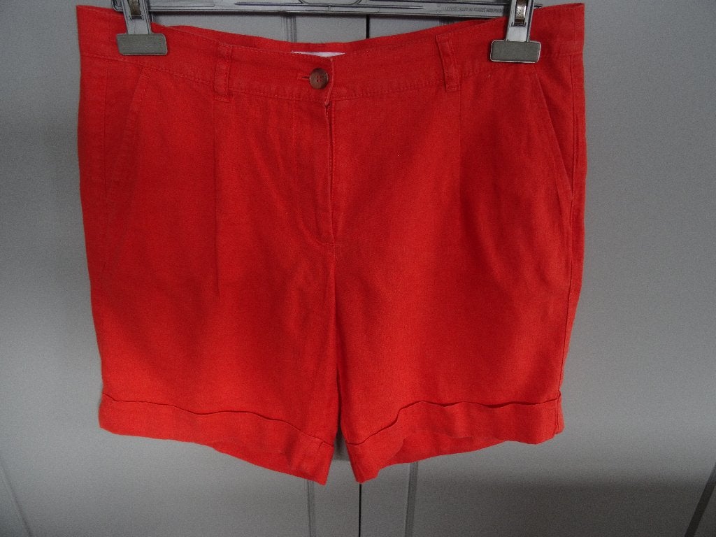 SHORT "GERRY WEBER" 100% LINNEN, Oranje, Ophalen of Verzenden, Zo goed als nieuw, Gerry Weber