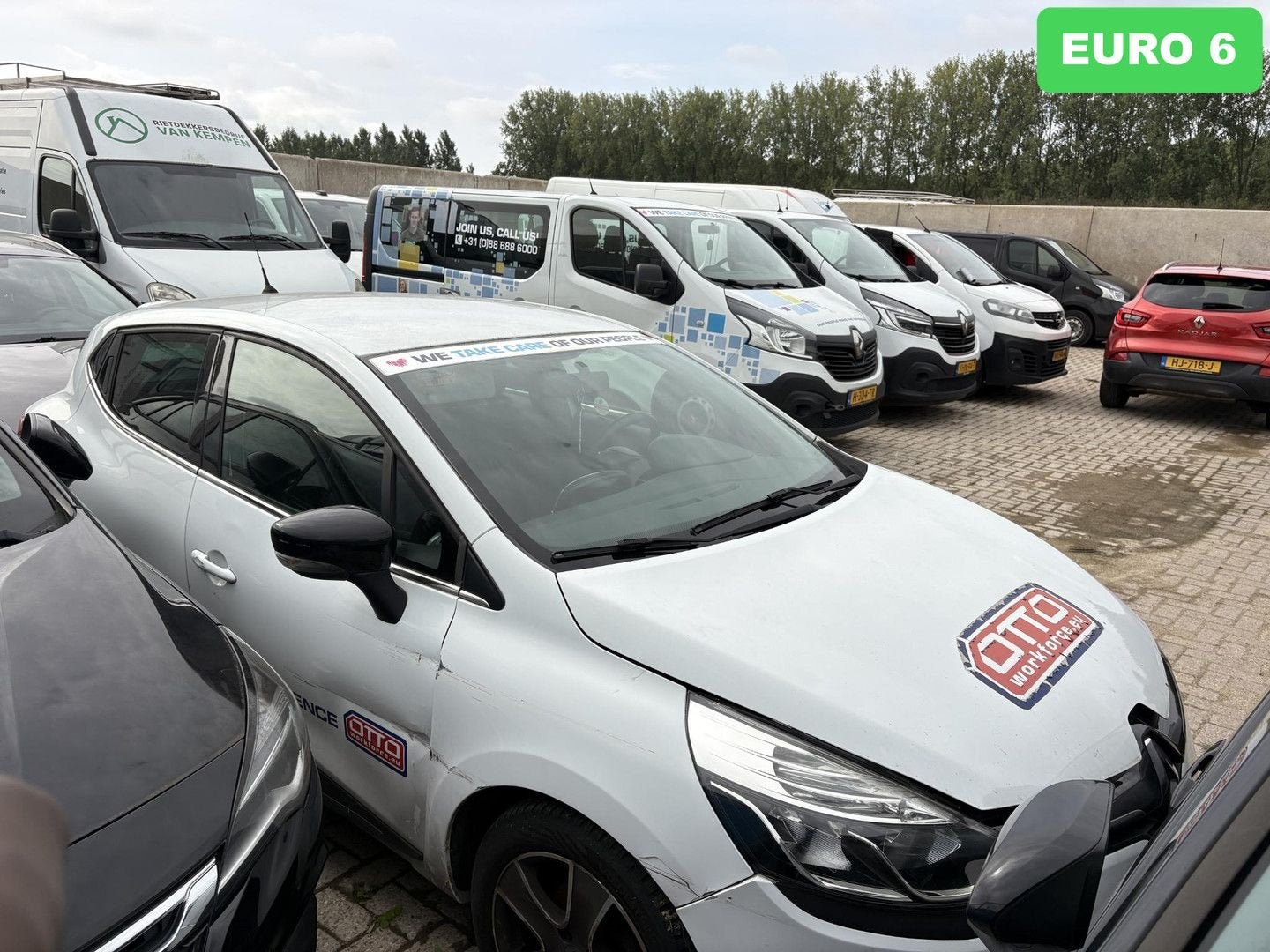 Renault Clio 1.5 dCi ECO Night&Day | LET OP MOTOR DEFECT! |, Auto's, Wit, Bedrijf, 82 g/km, Electronic Stability Program (ESP)