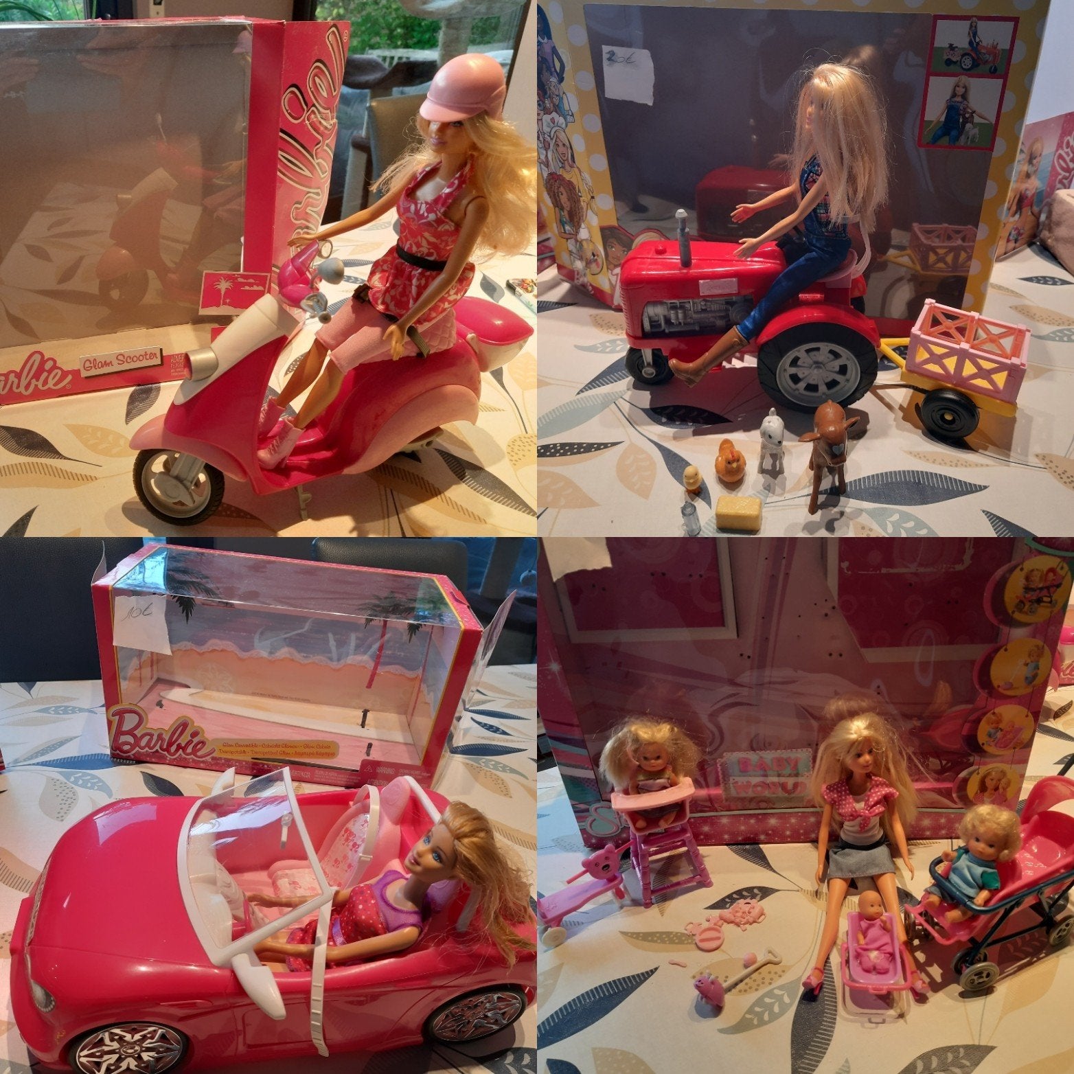 barbie, 4 setten, Kinderen en Baby's, Ophalen