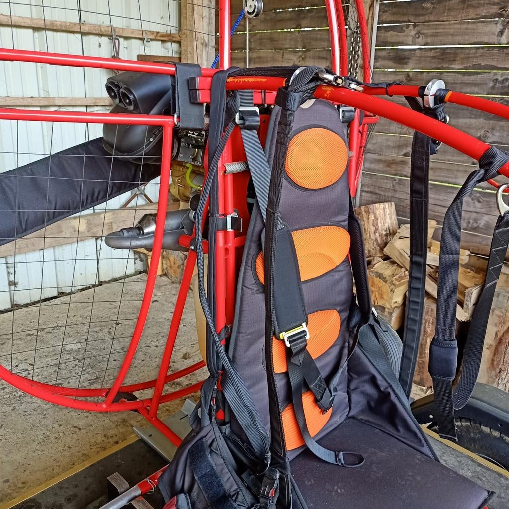 Chariot paramoteur, Ophalen, Paramotor