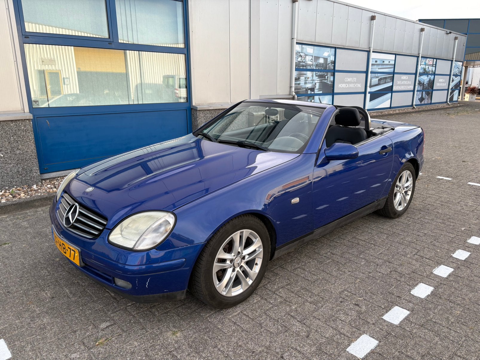 Mercedes Benz SLK 200 automaat met keuring, Auto's, Automaat, Achterwielaandrijving, Zwart, 4 cilinders