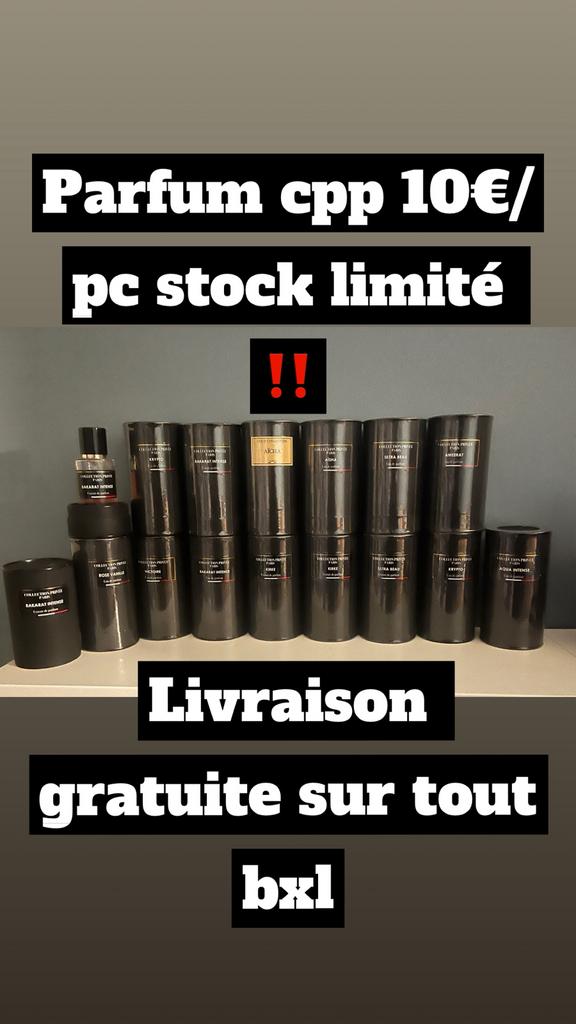 Parfum collection privée paris 10€ la piece, Ophalen, Nieuw, Parfumfles, Gevuld