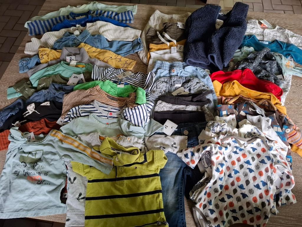 Lot de vêtements pour enfants tailles 50 à 74 + extra, Enlèvement, Utilisé