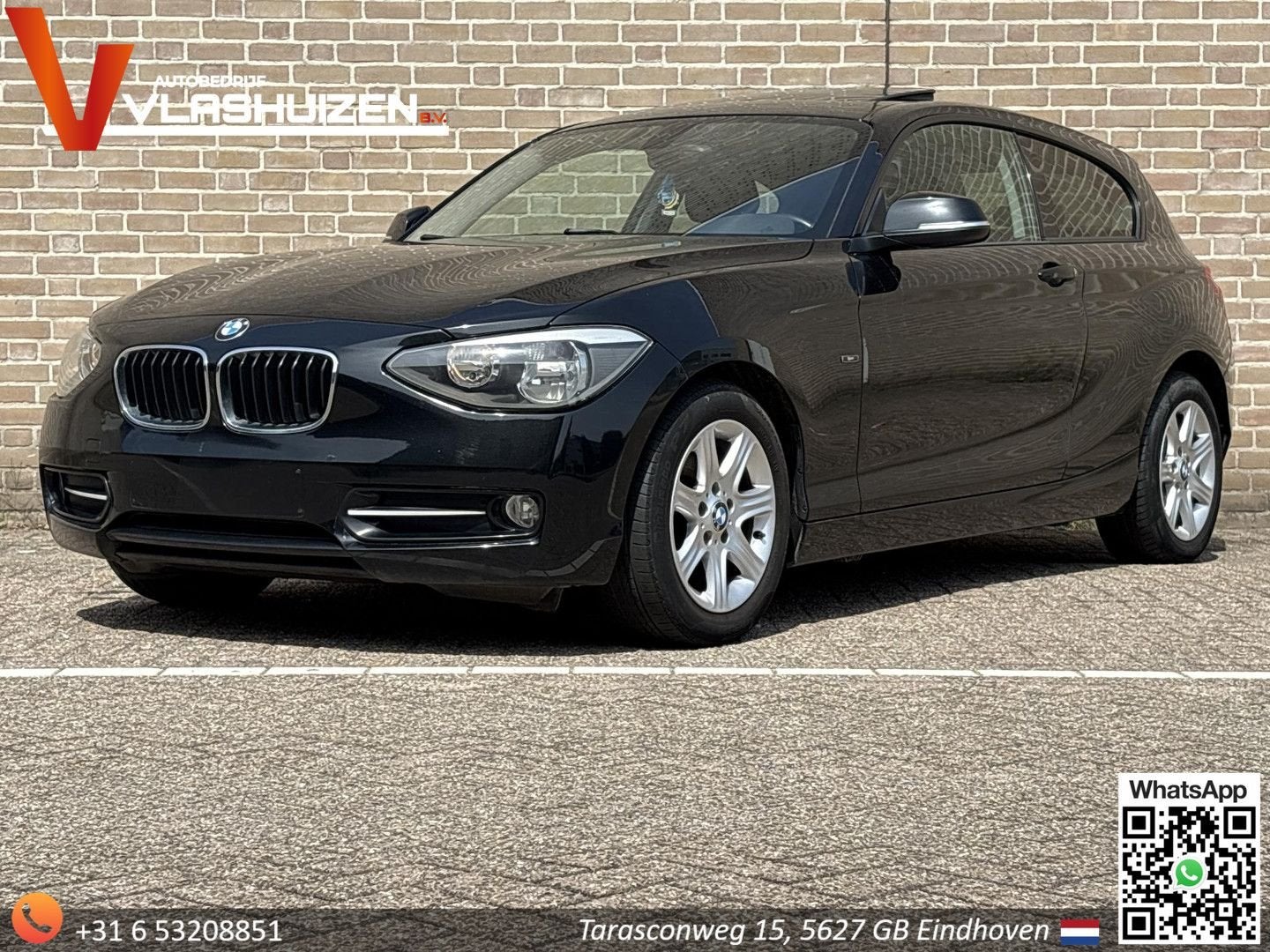 BMW 114 1-serie 114i Business | Pano | Airco | Cruise | PDC, Auto's, 1 Reeks, 129 g/km, Zwart, Bedrijf