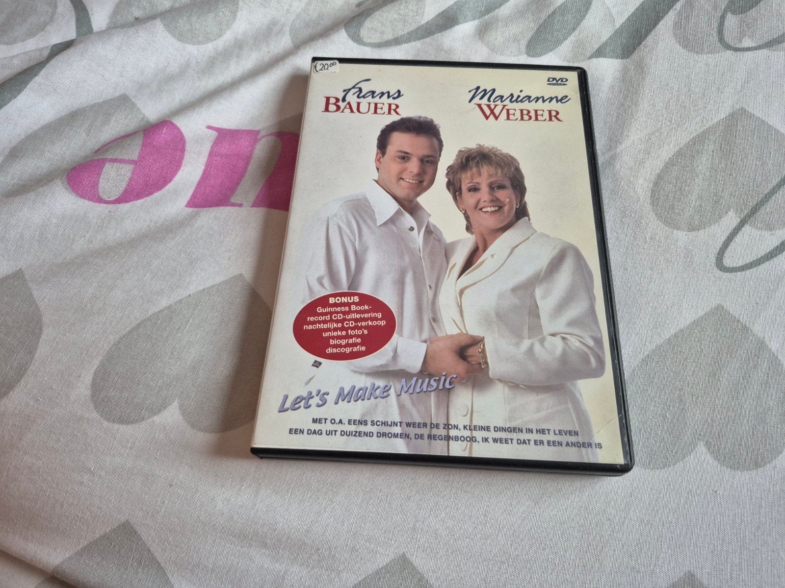 dvd Frans bauer werkende staat, Ophalen of Verzenden, Frans, Frans