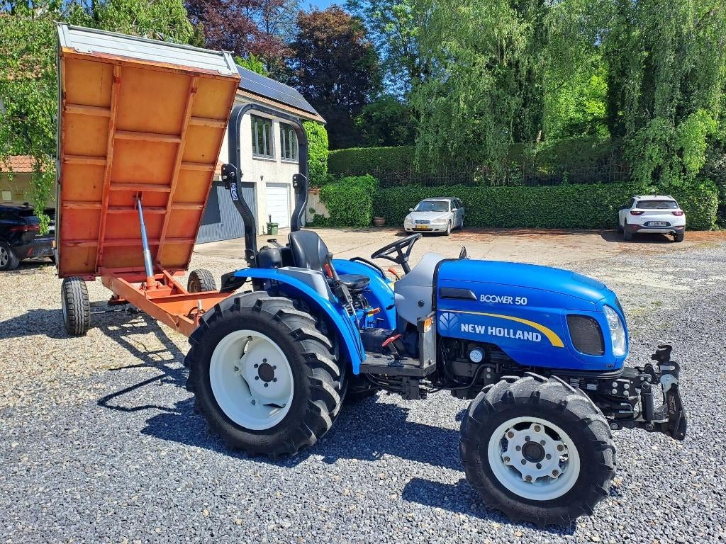 New Holland Boomer 50 / 2017 / 650 H ! + remorque, Enlèvement, New Holland