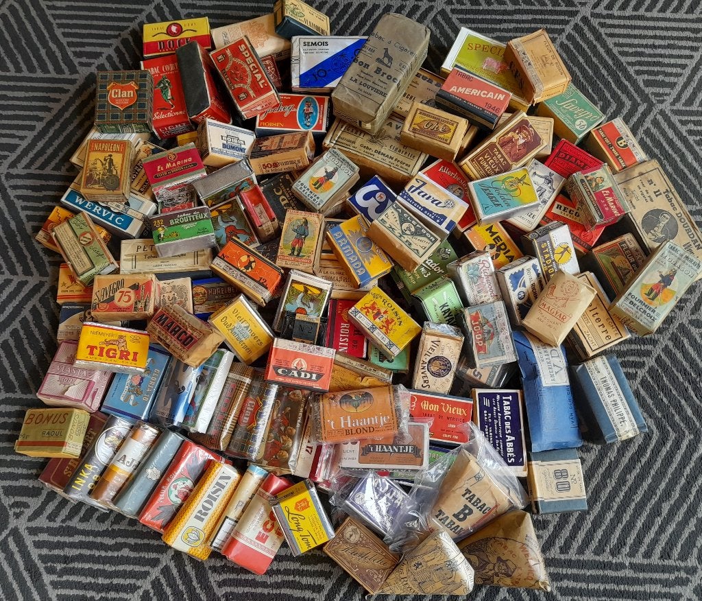 Collector:  oude pakjes tabak te ruil  /  tabac à échanger, Envoi, Utilisé