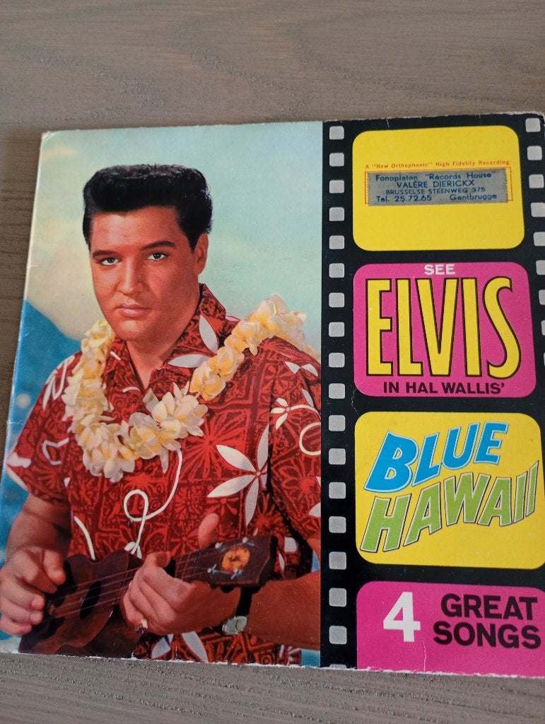Elvis Presley - EP Blue Hawaii, Cd's en Dvd's, Vinyl Singles, Gebruikt, Verzenden, 7 inch, Pop