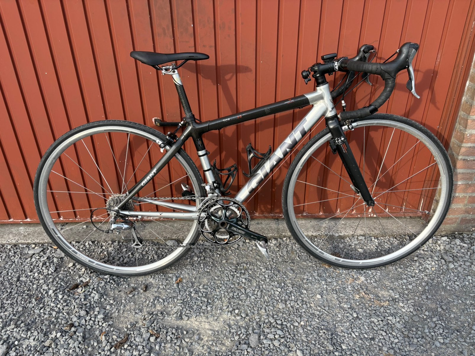 Dames koersfiets, Fietsen en Brommers, Ophalen, Gebruikt, Minder dan 10 versnellingen, Giant