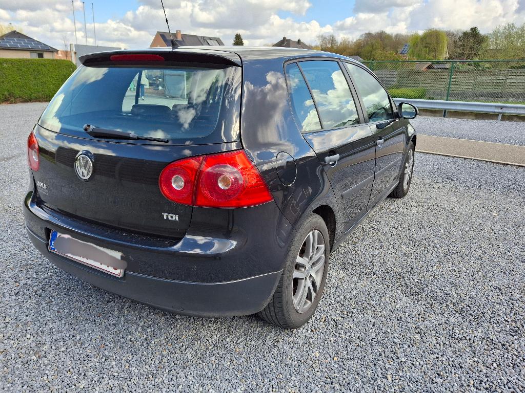 volkswagen golf tdi année 2008, Autos, Achat, Noir, 5 portes, Diesel