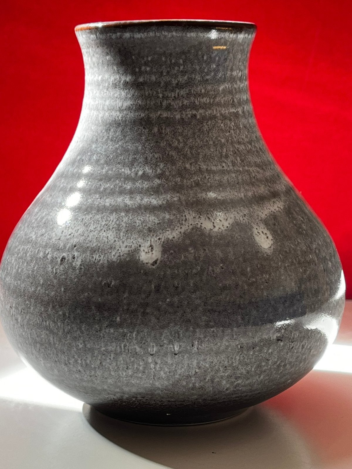 VTG ambachtelijke vaas Maredsous Antonio Lampecco vase, Enlèvement ou Envoi