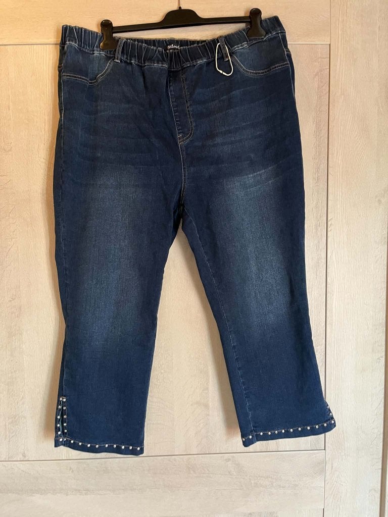 driekwart jeans ms mode nooit gedragen 52 rekker, Kleding | Dames, MS Mode, Ophalen of Verzenden, Nieuw, Broek of Spijkerbroek