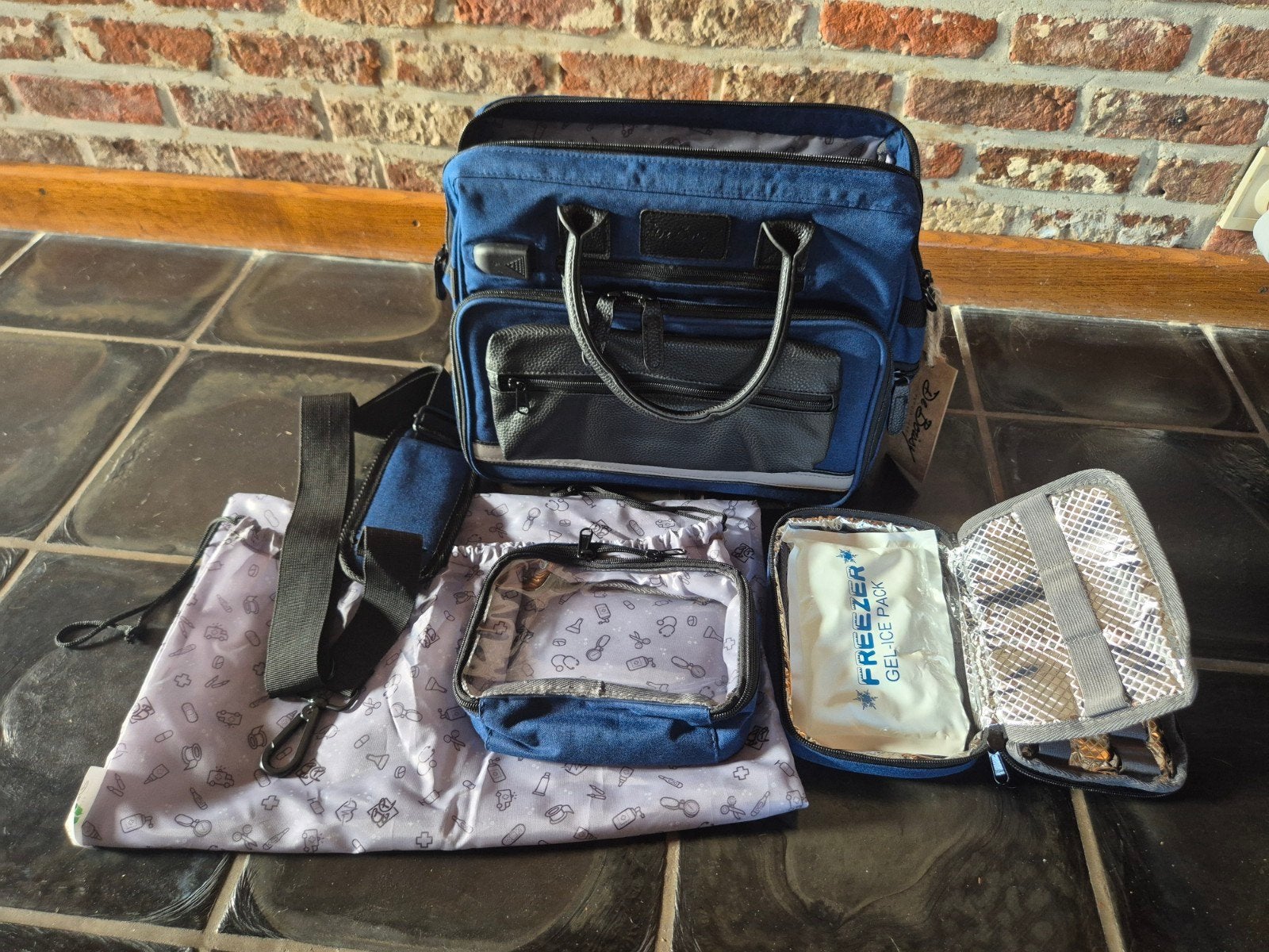 Duurzame en compacte medische tas, Ophalen of Verzenden, Nieuw, Blauw