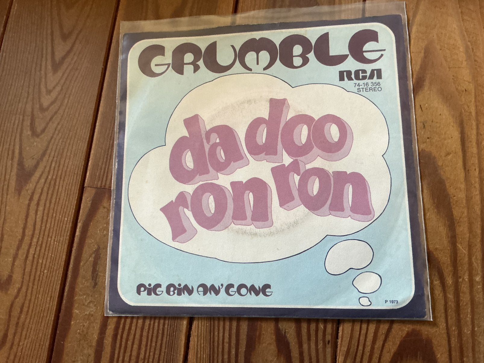 7” Grumble (10CC) - Da doo run run, Ophalen of Verzenden, Gebruikt