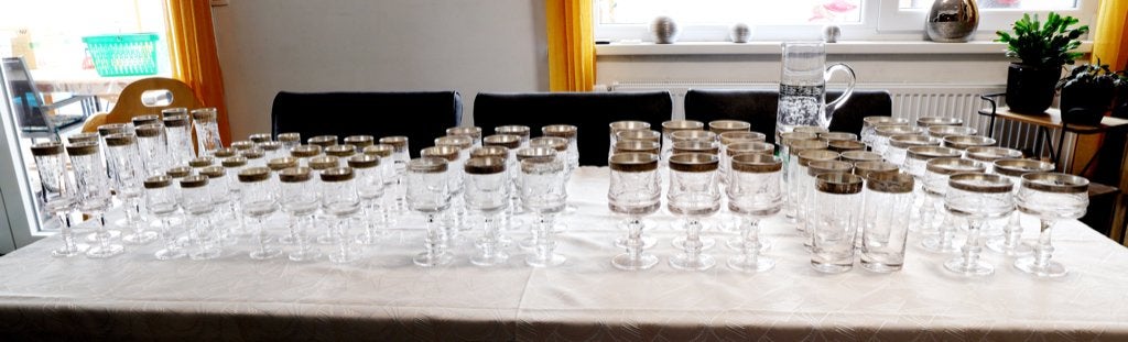 Verres en cristal de Murano (Italie), Enlèvement