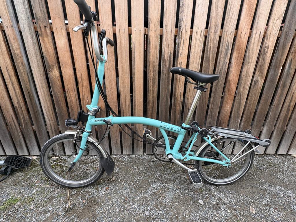 Vélo pliant Brompton, Vélos & Vélomoteurs, Enlèvement, Comme neuf, Brompton, Vitesses