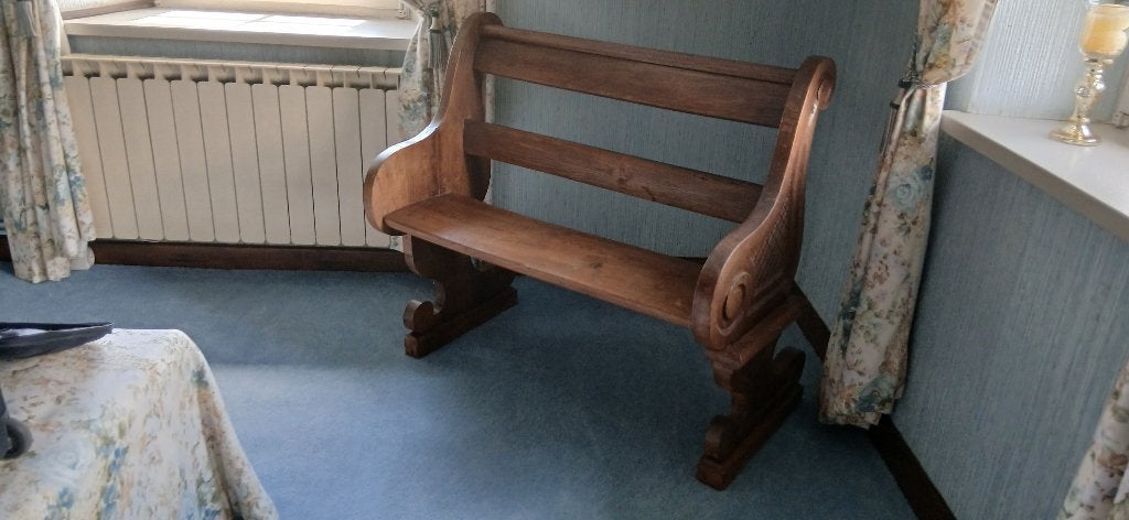 Banc d'église, Enlèvement, Utilisé, Bois