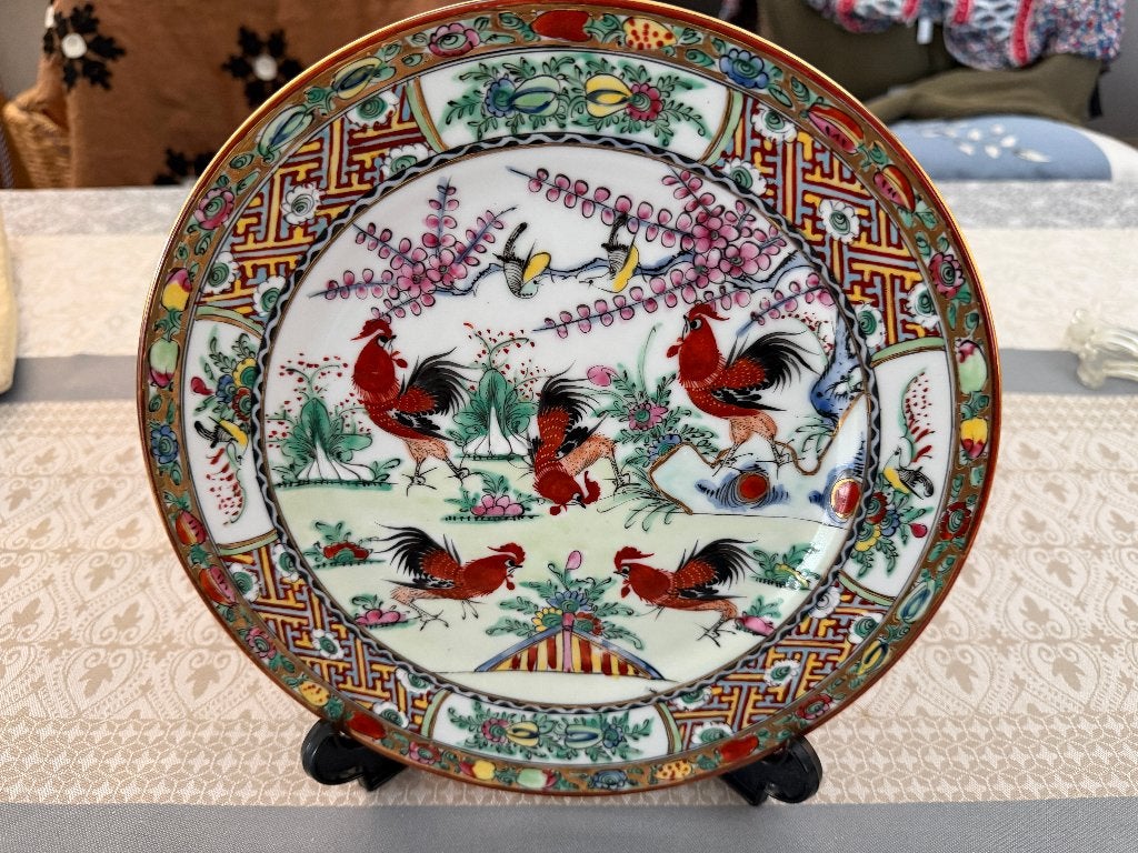 Vintage chinees bord, Antiek en Kunst, Ophalen of Verzenden