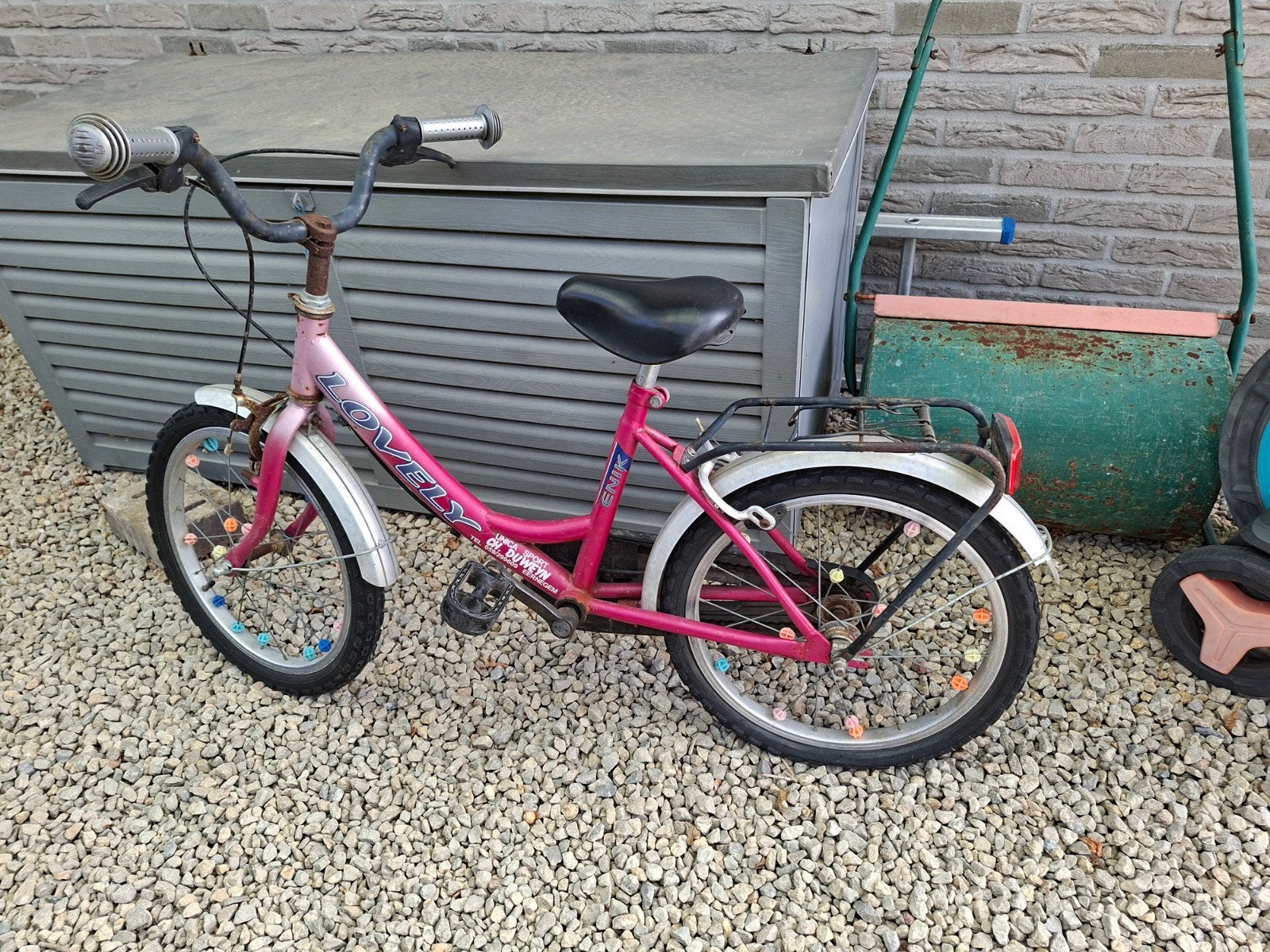 kinderfiets, Ophalen