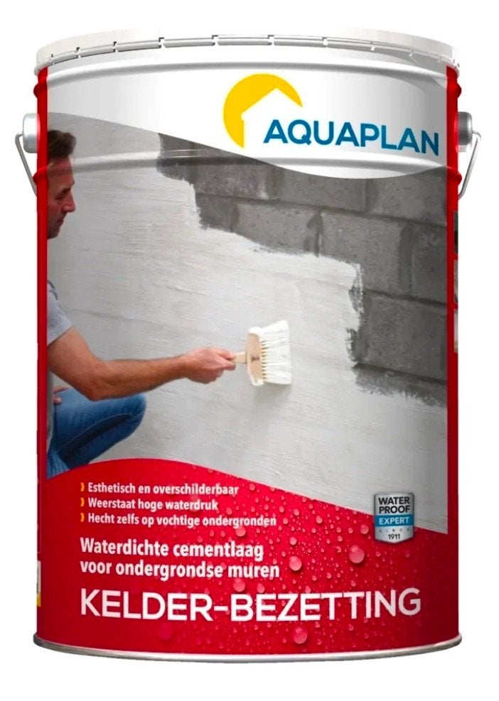 2 vaten 50 euro voor 2 ongeopende kelderbezetting. Auquaplan, Doe-het-zelf en Bouw, Ophalen, Nieuw, Wit