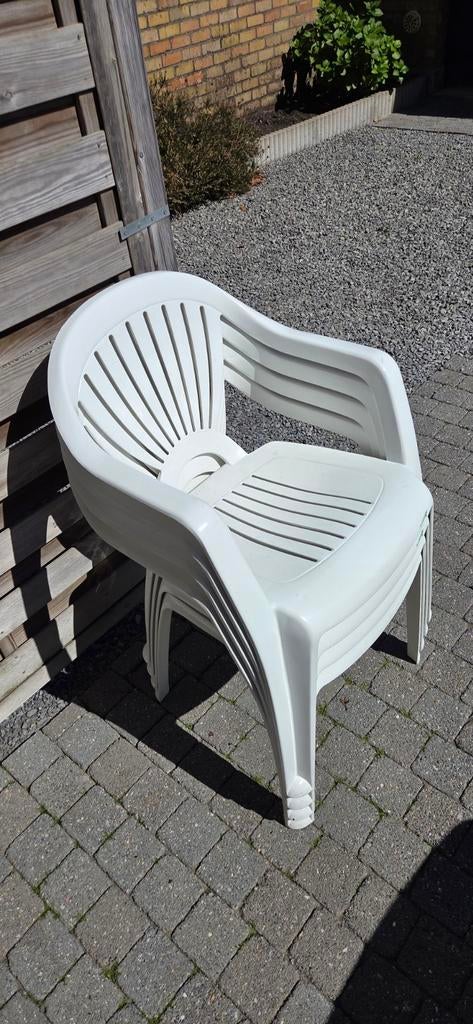 tuinstoelen wit, Tuin en Terras, Ophalen