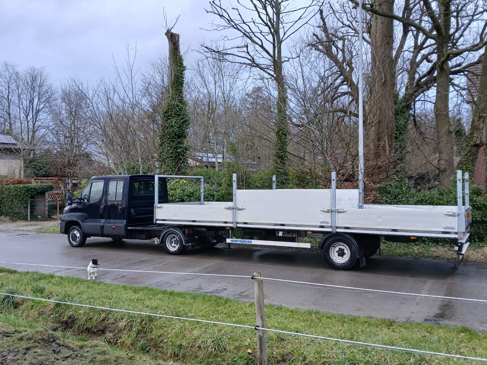 Oplegger mini trailer 7T, Autos : Divers, Enlèvement ou Envoi
