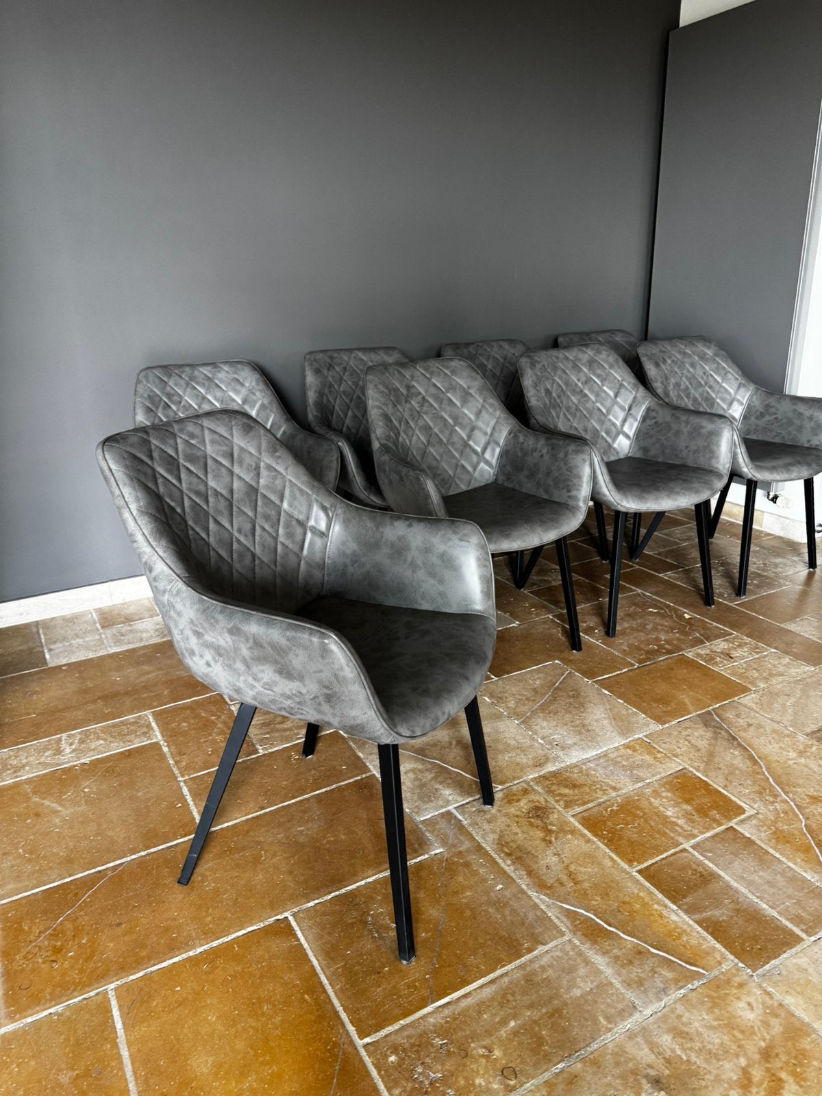 Stoelen, Ophalen, Gebruikt, Grijs