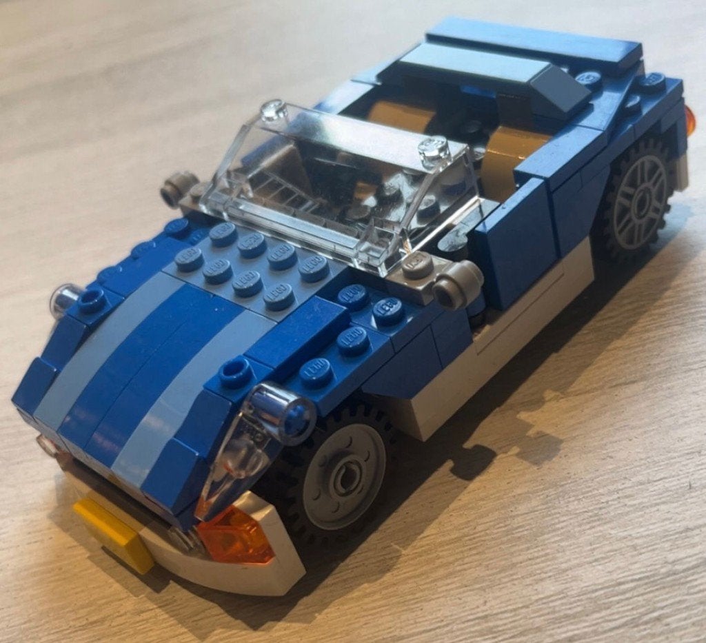 252. Lego Creator #6913 : Blue Roadster, Kinderen en Baby's, Lego, Inclusief instructies, Ophalen of Verzenden, Zo goed als nieuw