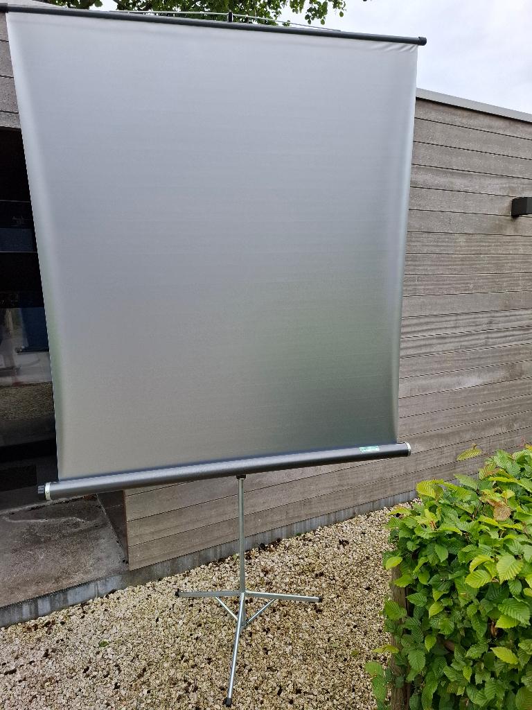 scherm voor projectie dia's, Ophalen, Zo goed als nieuw, Met scherm