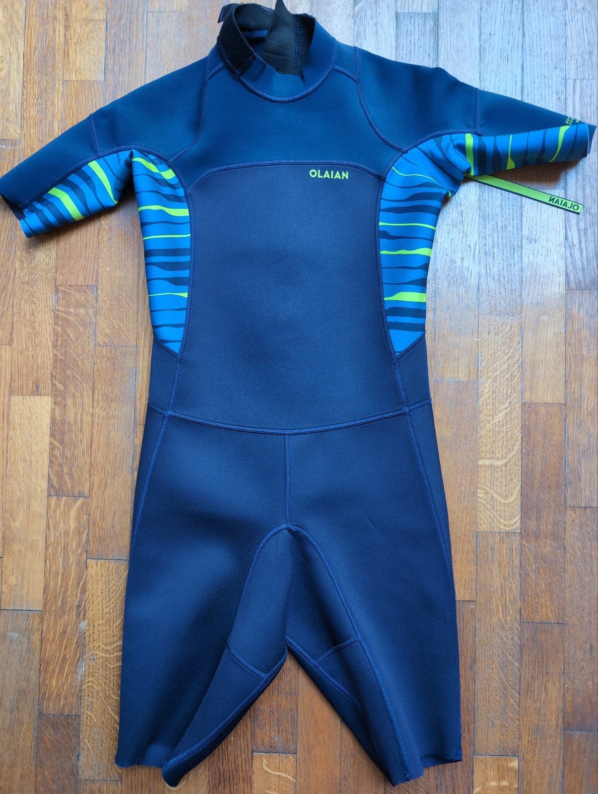 Wetsuit Olaian shorty 14 jaar 1.5mm, Ophalen