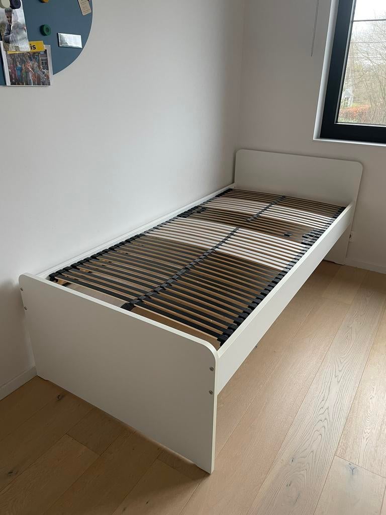 1-persoonsbed Ikea met lattenbodem, Ophalen, Zo goed als nieuw, 200 cm, 90 cm