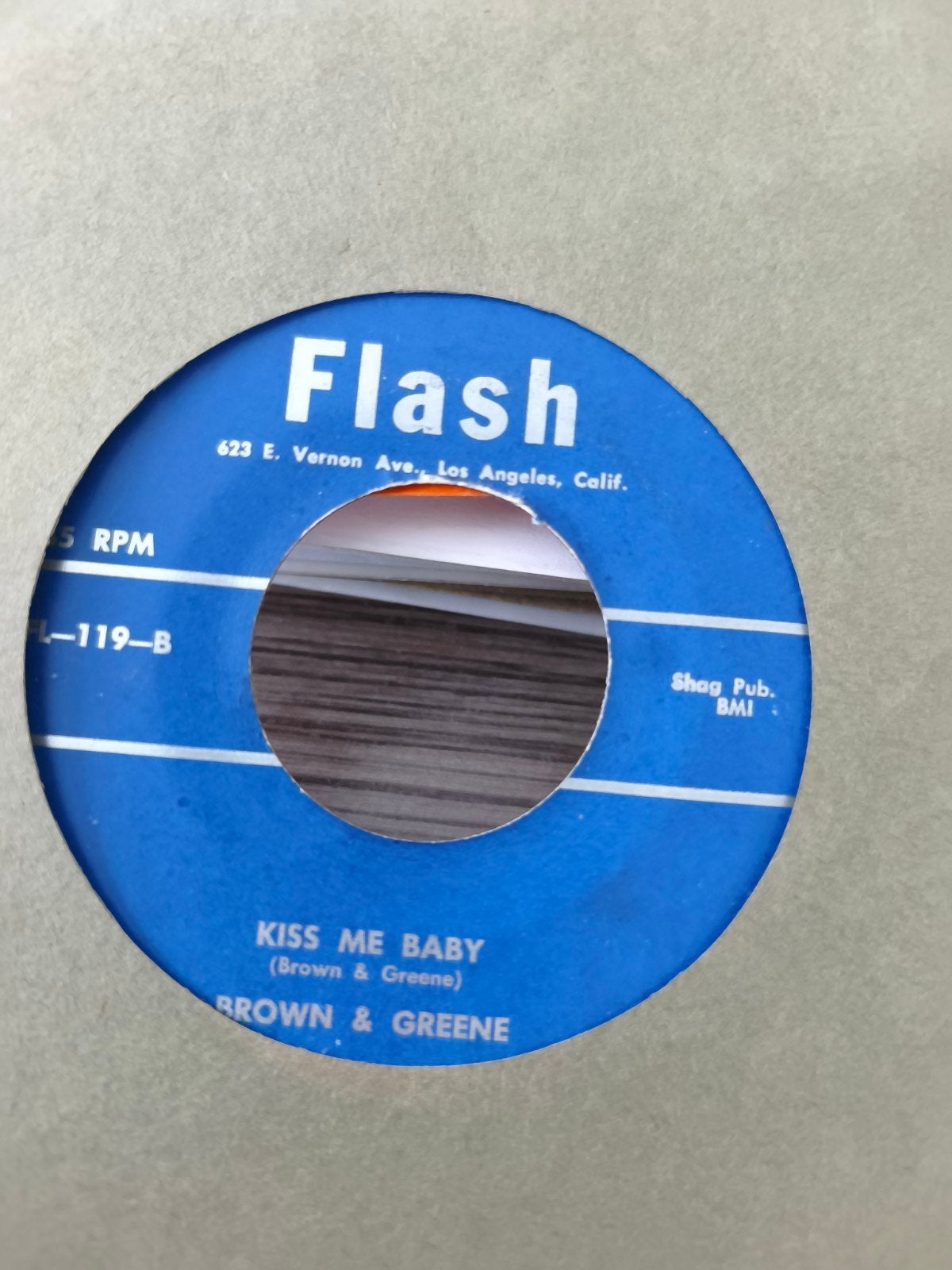 Bruine en groene Flash Kiss Me Baby, Ophalen of Verzenden