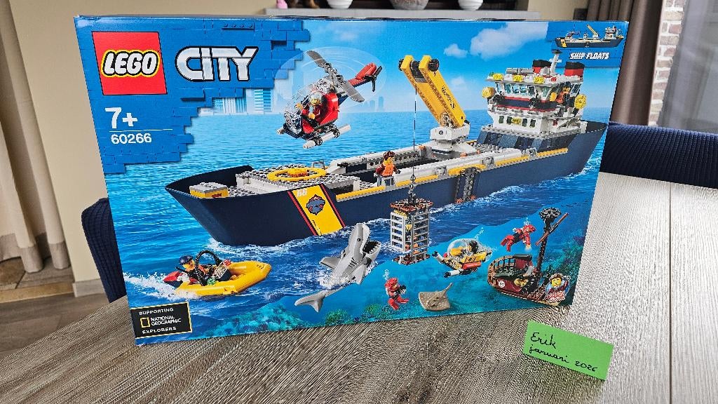 Lego City 60266 Ocean Explorer, Enfants & Bébés, Jouets | Duplo & Lego, Enlèvement ou Envoi, Neuf, Ensemble complet, Lego