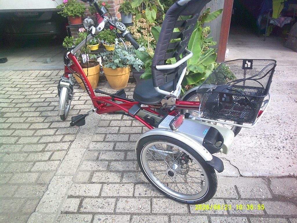 van raam 3 wieler met batterij, Fietsen en Brommers, Ophalen, Zo goed als nieuw, Schijfrem, Overige merken