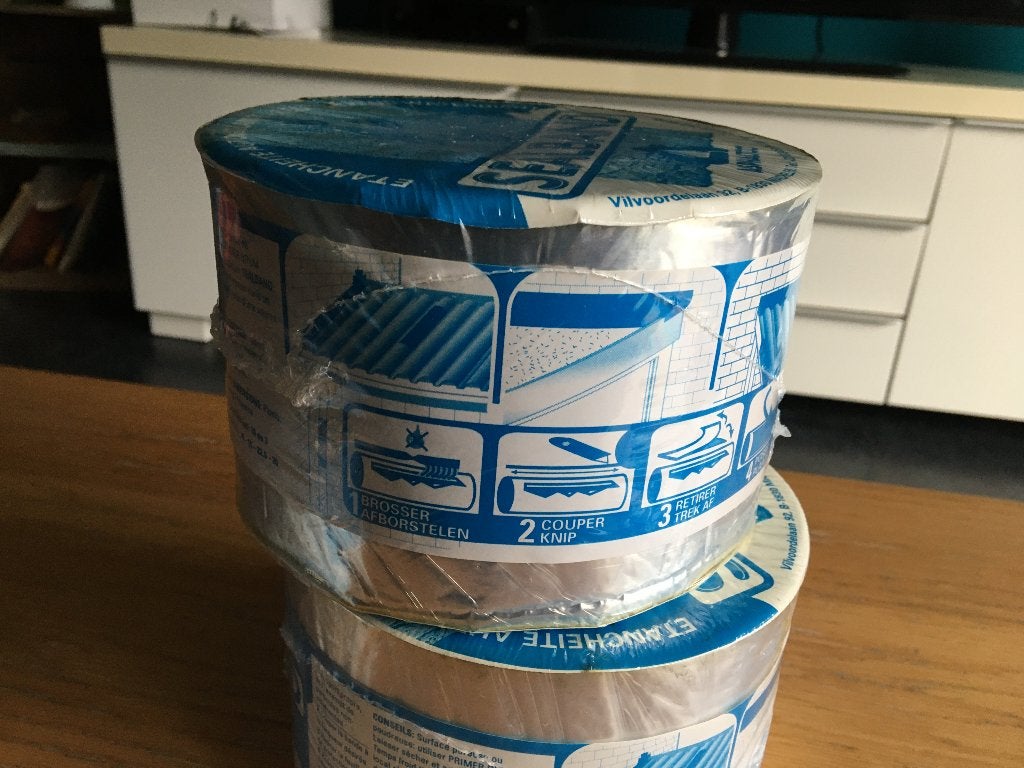 Sealband bitumen Alu zelfklevend-10cm x 10m prijs per stuk, Ophalen of Verzenden, Nieuw, Dakgoot