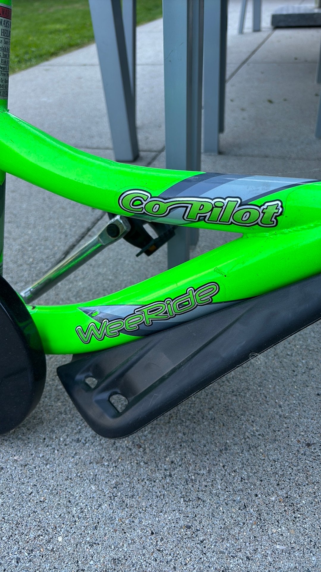 WeeRide Co-Pilot 20 inch aanhangfiets / volgfiets – groen, Enlèvement, Comme neuf, Vélo suiveur, 20 à 40 kg