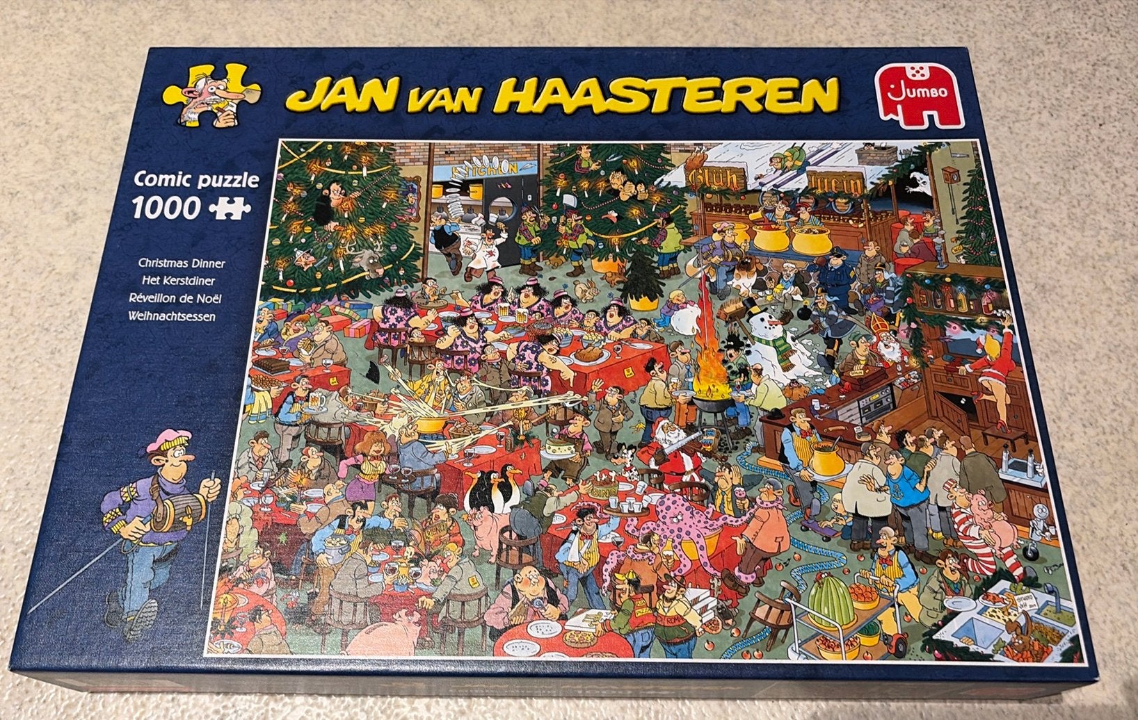 Het kerstdiner Jan van Haasteren, Ophalen of Verzenden, Zo goed als nieuw