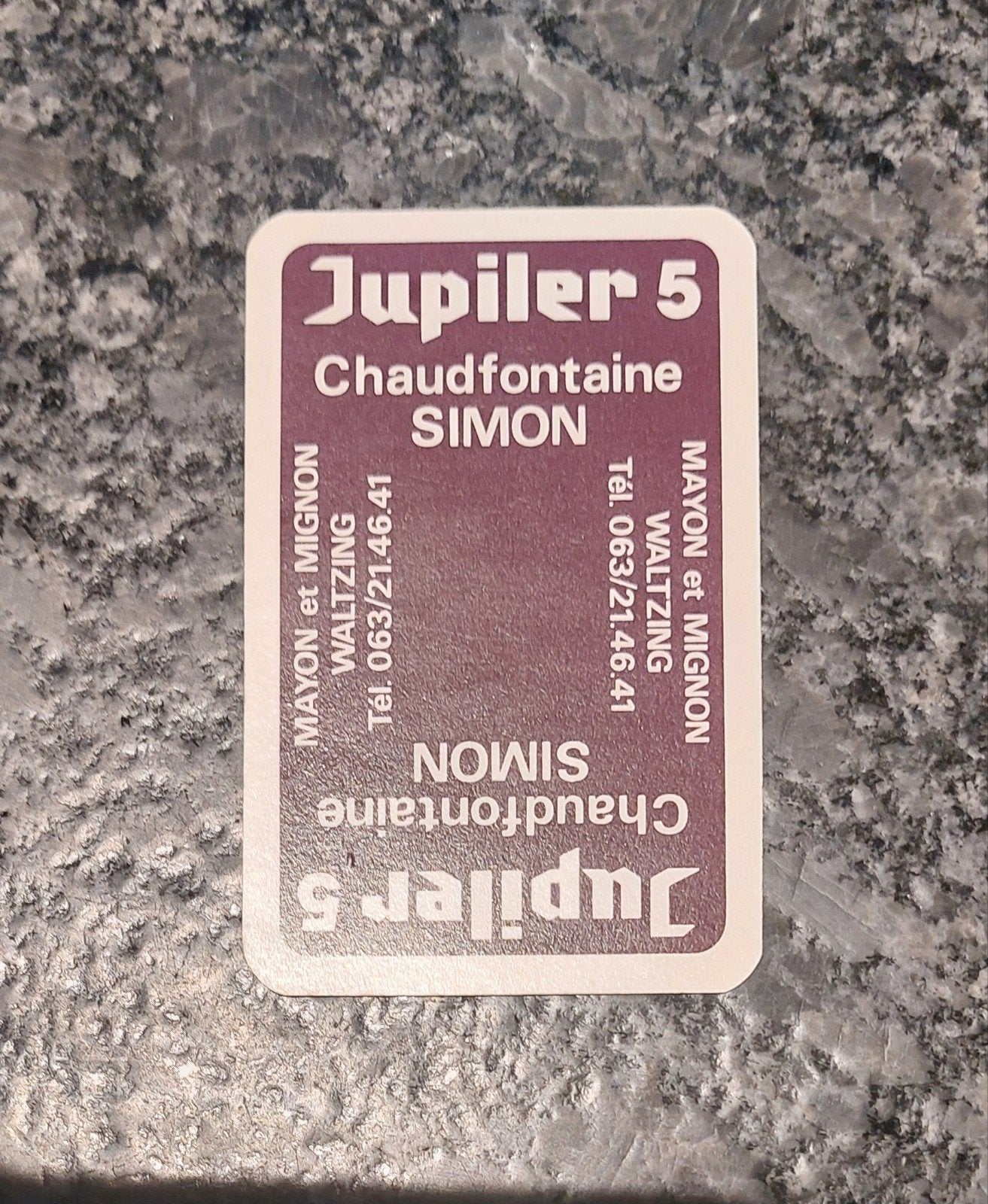 oude speelkaart Jupiler, Verzamelen, Ophalen of Verzenden, Jupiler