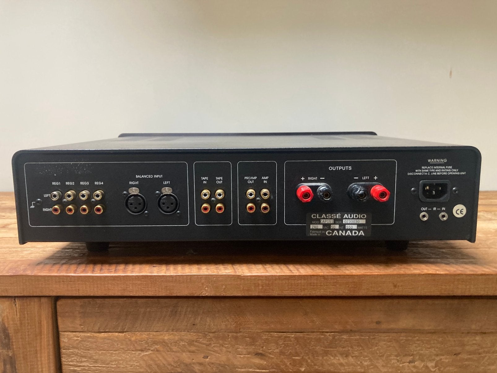 Classé audio cap 151 “clockwork audio “, Zo goed als nieuw, 120 watt of meer, Stereo, Ophalen